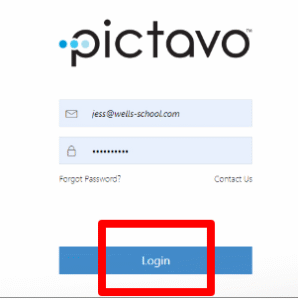 Pictavo Login